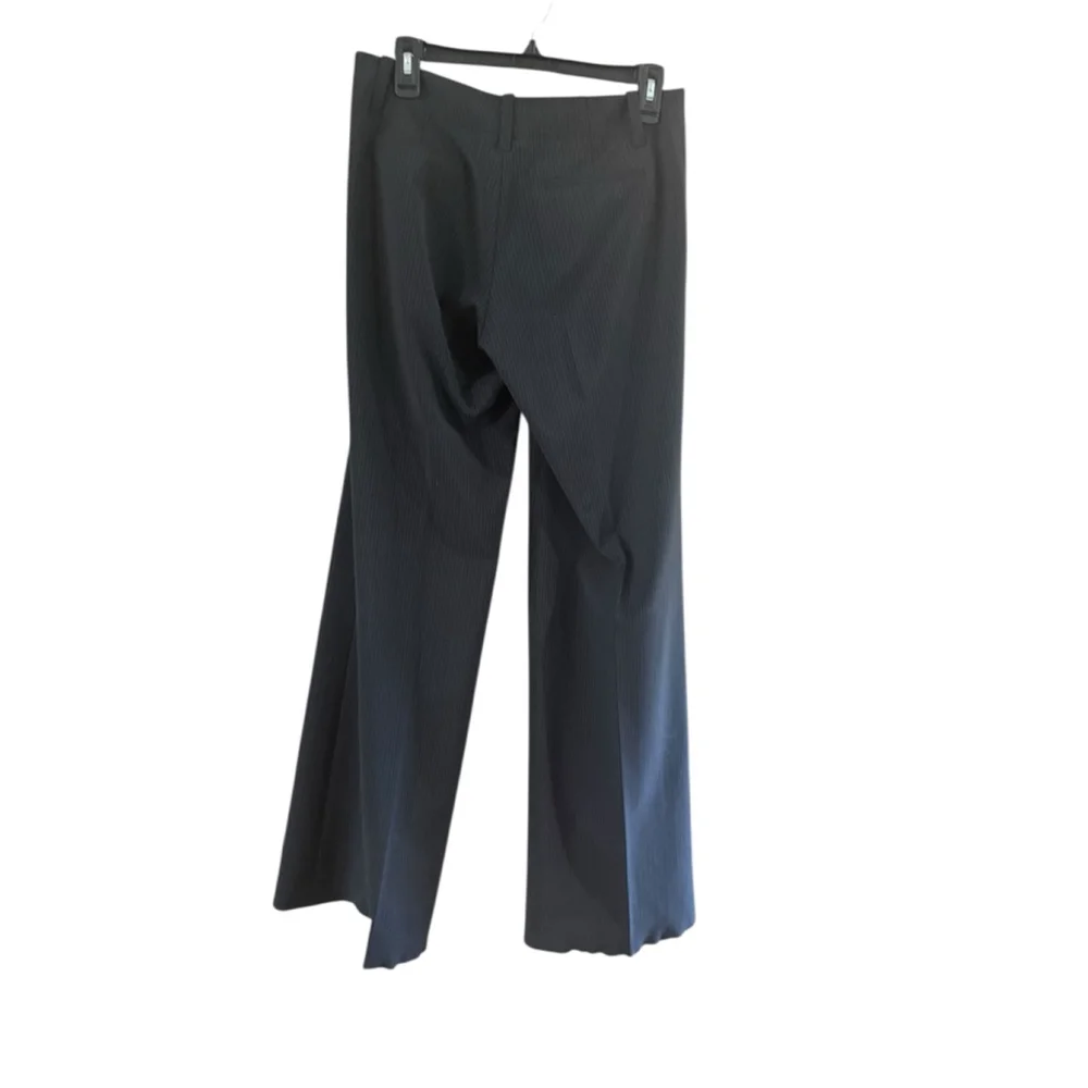 Women's Elie Tahari Black Pinstripe Trousers Size 10